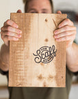 Sanded board sample at The Scaff Shop
