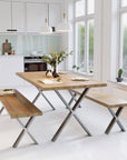 Heavy duty X Frame table and bench legs