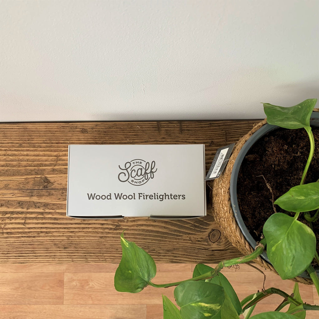 Wood Wool Firelighters Now Stocked at The Scaff Shop