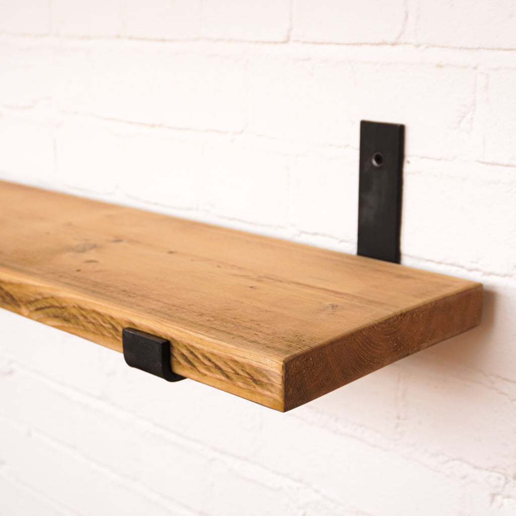 Antique wooden hanging shelf