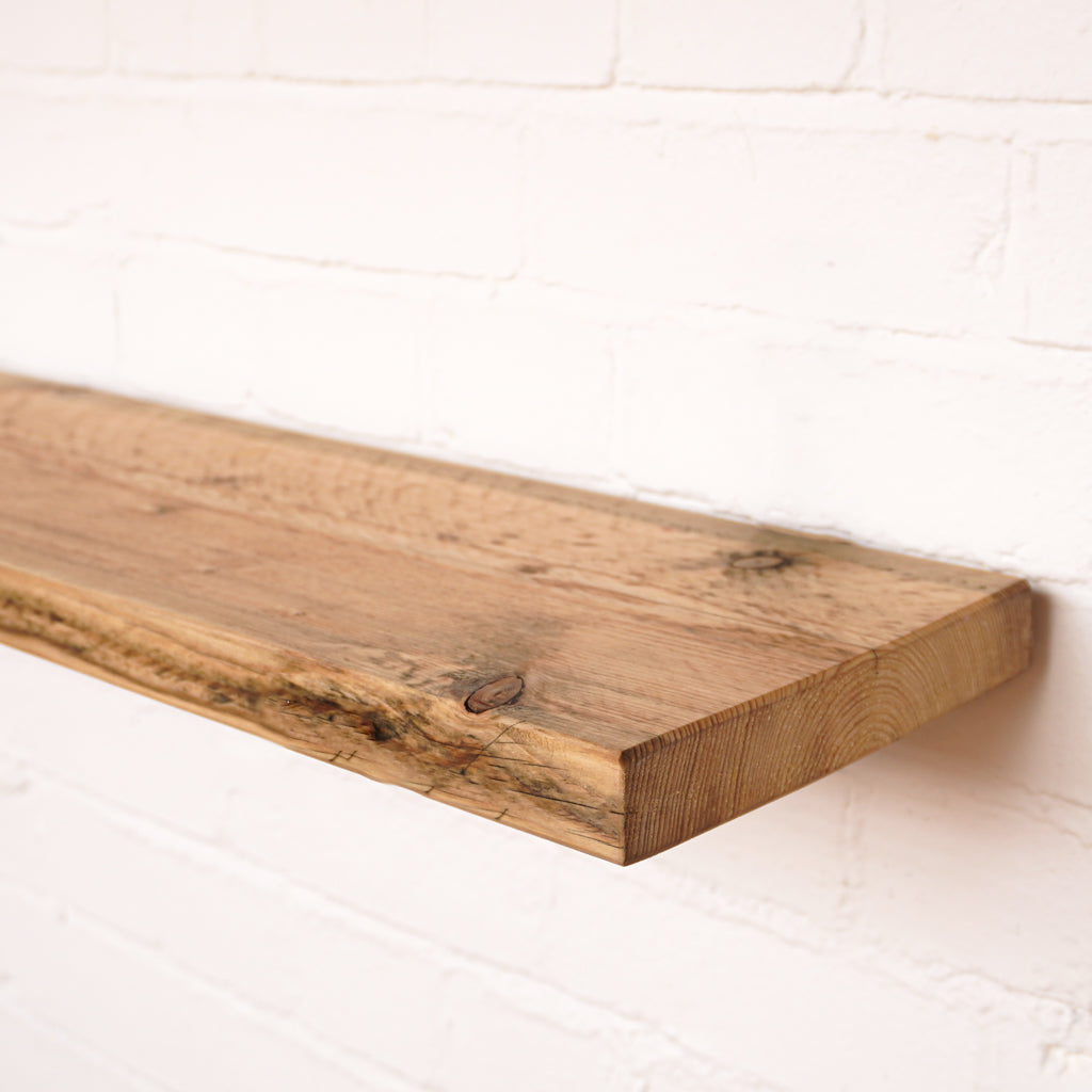 Rustic Floating Wooden Shelves Floating Shelf The Scaff Shop