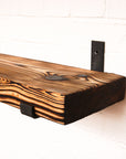 New Chunky Wooden Shelf Kit (225mm width) - Hanging Bracket