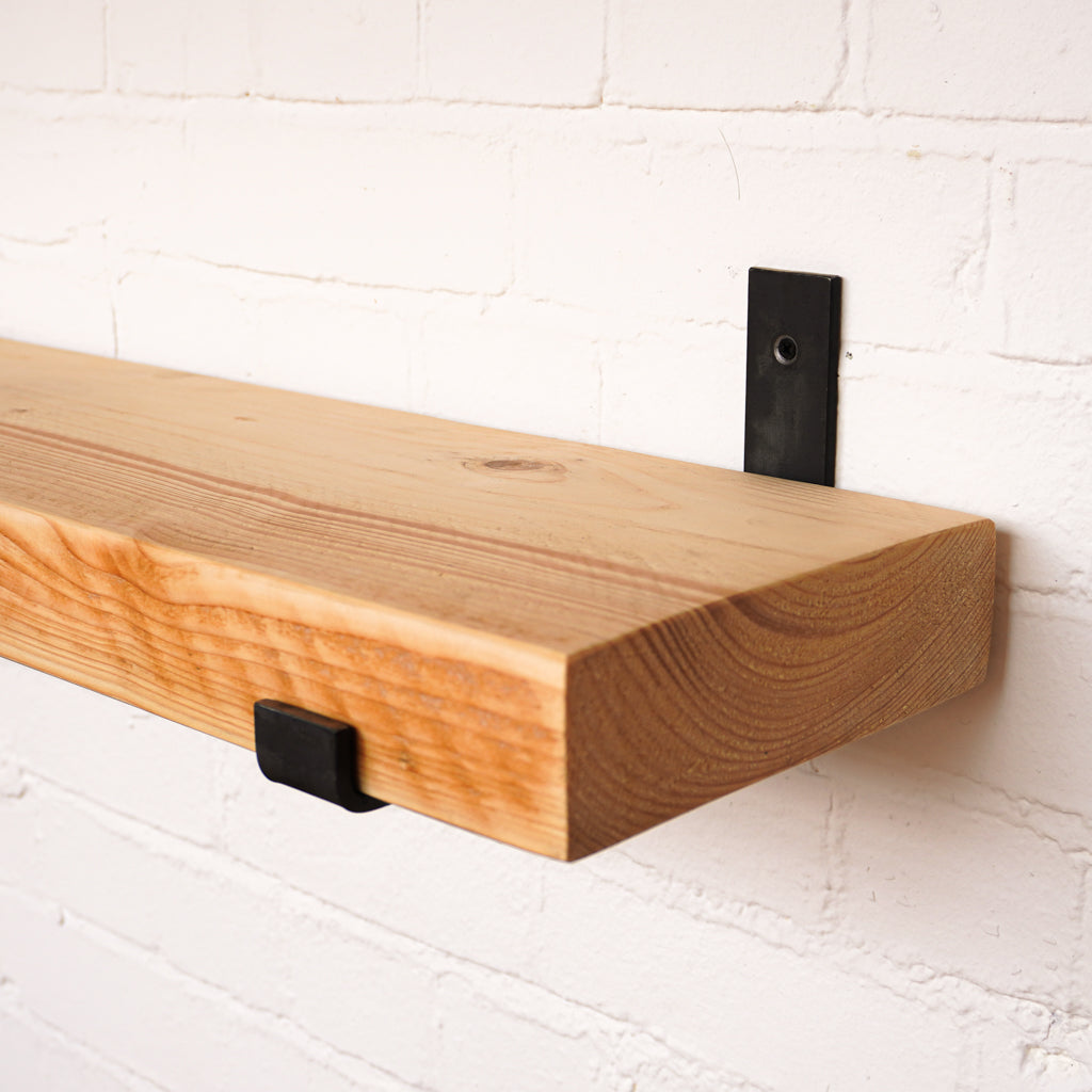New Chunky Wooden Shelf Kit (225mm width) - Hanging Bracket