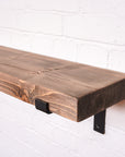 New Chunky Wooden Shelf Kit (225mm width) - Propped Bracket
