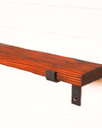 Reclaimed Rustic Narrow Shelf Kit (110mm width) - Propped Bracket