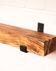Reclaimed Rustic Chunky Narrow Shelf Kit (110mm width) - Hanging Bracket