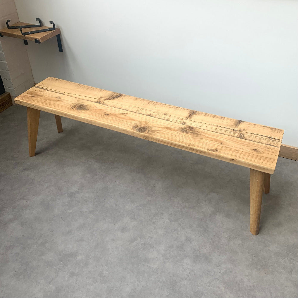 Scaffold Bench made from boards