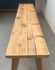 Reclaimed bench from old timbers