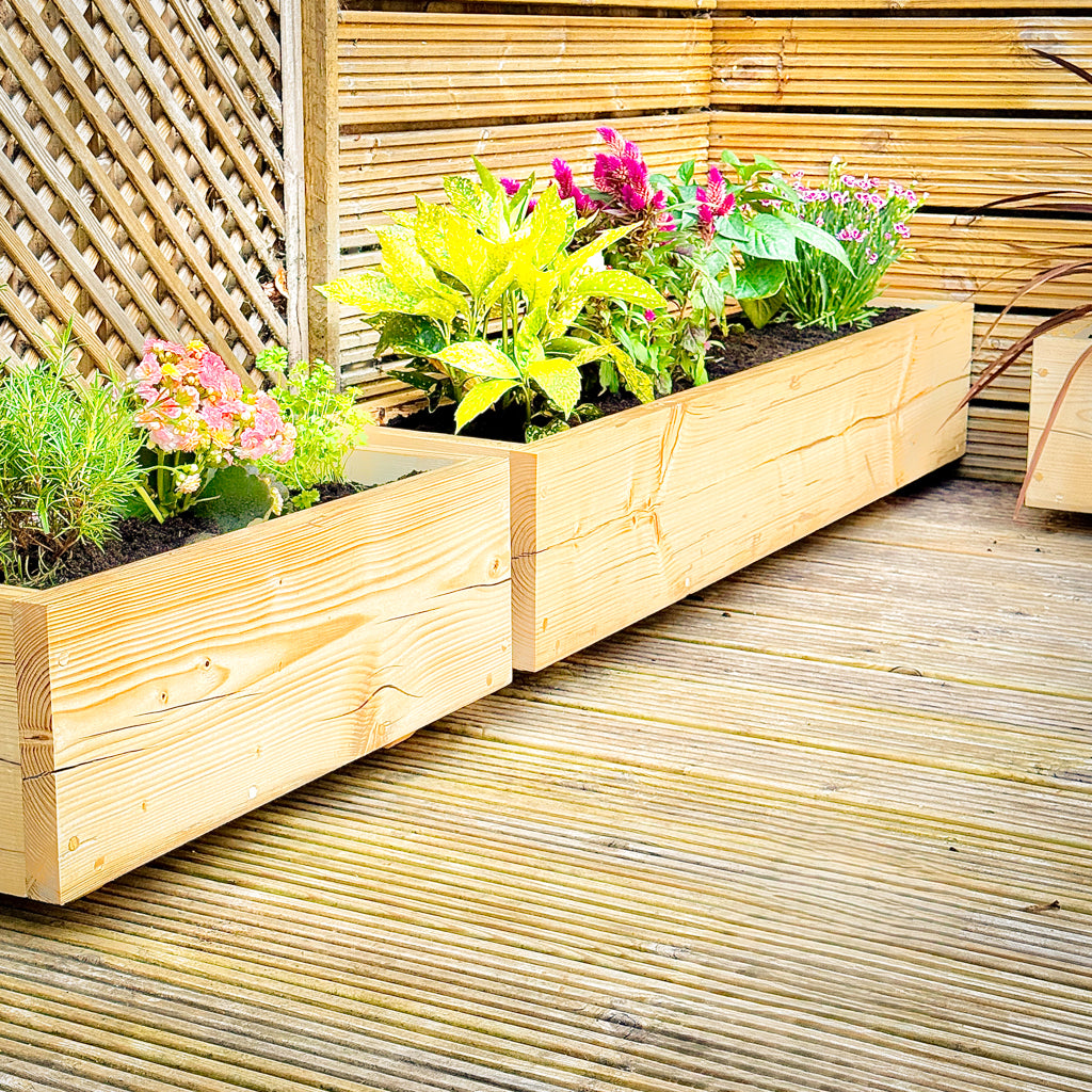 Rustic Garden Planters – The Scaff Shop