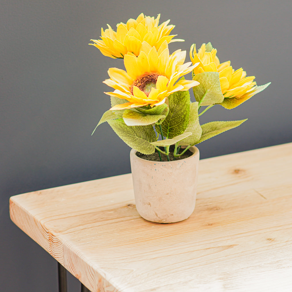 Wooden desk hand sanded with no finish