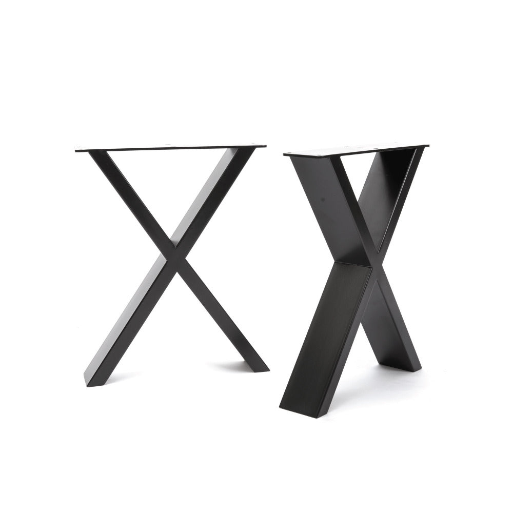 X frame heavy duty legs for benches