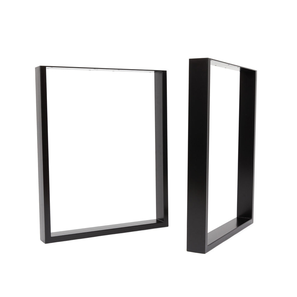 Square Chunky Table Legs in Black narrower size