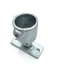 Socket sleeve with moving angle for metal poles