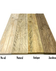 Danish Oil options for pallet wood from The Scaff Shop