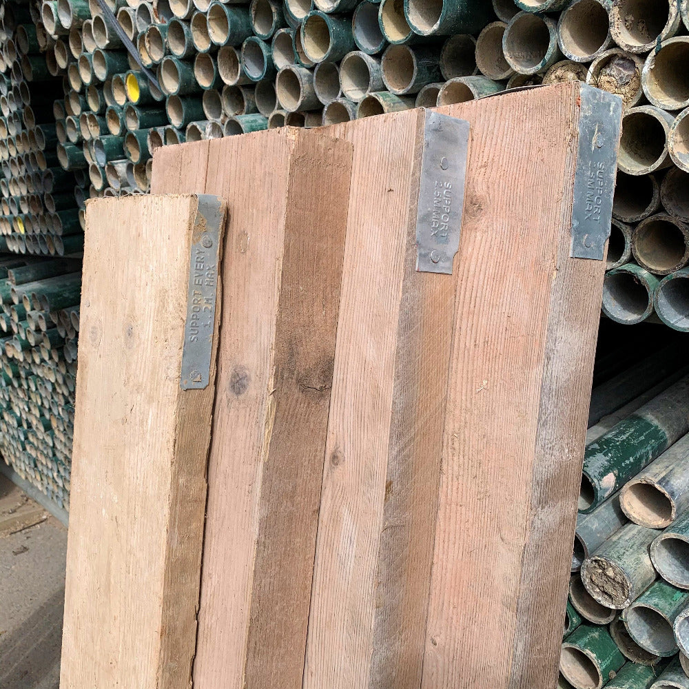 Chunky scaffold boards compared to standard scaffold boards