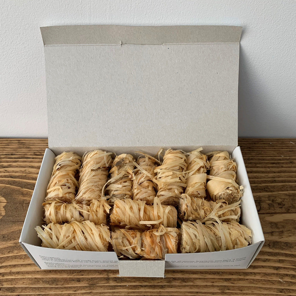 Wood Wool Firelighters in a box