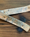Original and authentic scaffold board end band